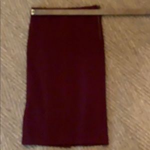 Loft high waist body con skirt